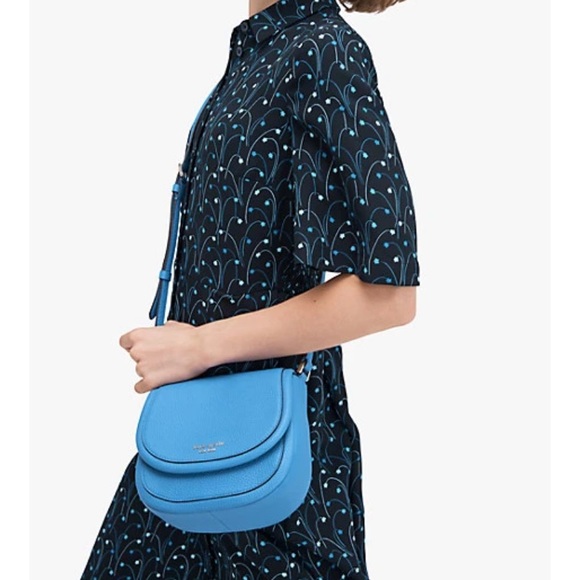 ♠️ SOLD Kate Spade Roulette Small Saddle Bag ♠️ - Picture 2 of 11